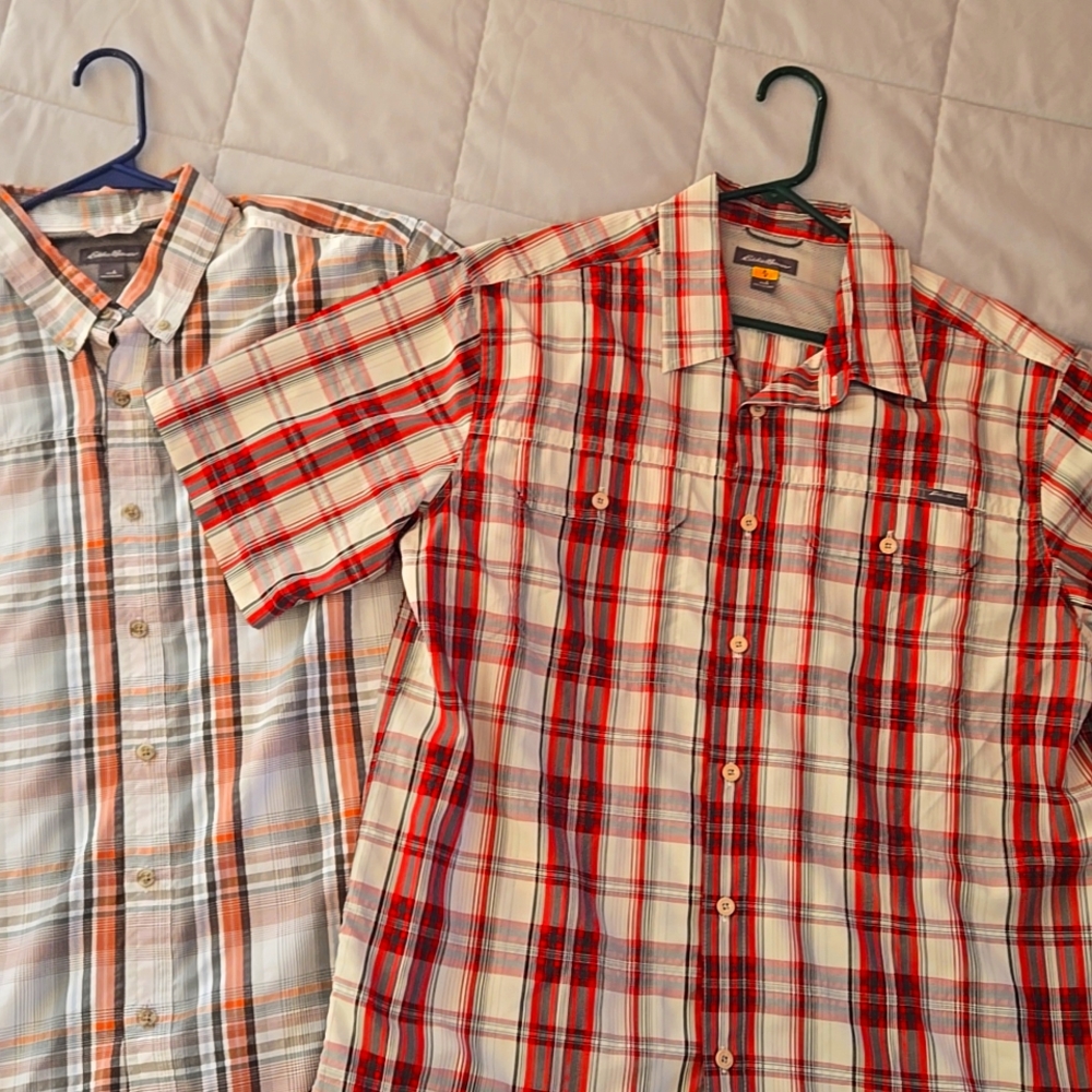 Men's Eddie Bauer Button Down Short Sleeve Shirts